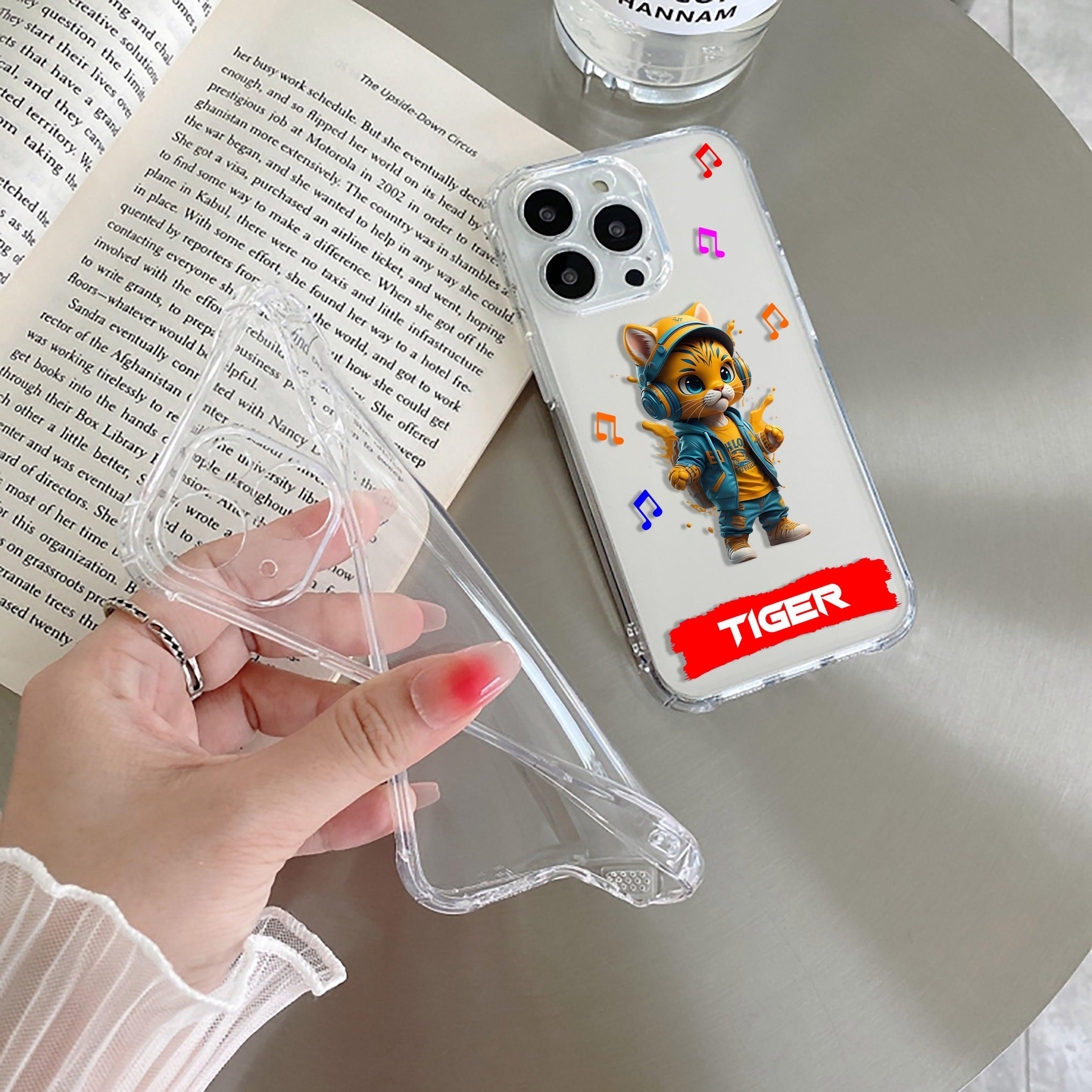 Music Cat Customize Transparent Silicon Case For Motorola - ShopOnCliQ