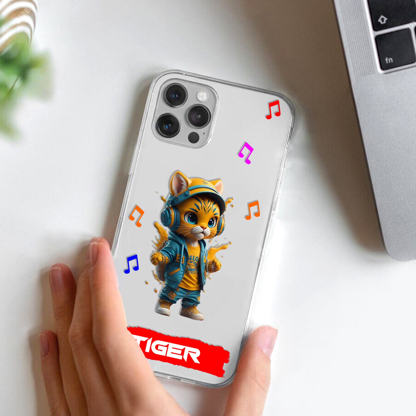 Music Cat Customize Transparent Silicon Case For OnePlus - ShopOnCliQ