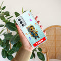 Music Cat Customize Transparent Silicon Case For OnePlus 9RT 5G