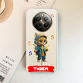 Music Cat Customize Transparent Silicon Case For Realme 11 Pro+ 5G