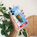 Music Cat Customize Transparent Silicon Case For Realme Narzo 70x 5G