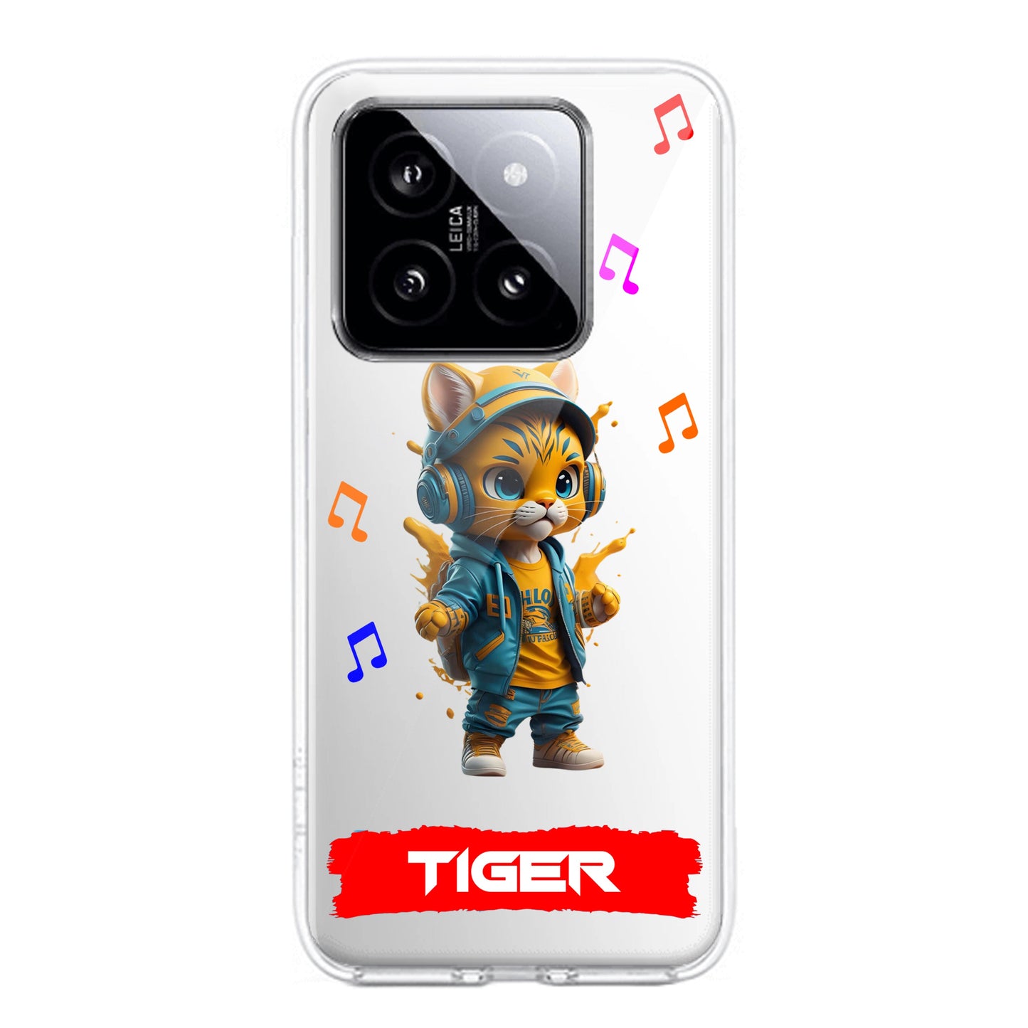 Music Cat Customize Transparent Silicon Case For Redmi/Xiaomi - ShopOnCliQ