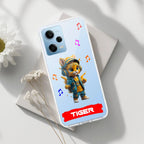 Music Cat Customize Transparent Silicon Case For Redmi Note 9 Pro / Redmi Note 9 Pro Max / Redmi Note 10 lite