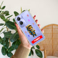 Music Cat Customize Transparent Silicon Case For Vivo Y28s/ Y28e