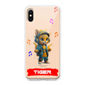 Music Cat Customize Transparent Silicon Case For iPhone X/Xs