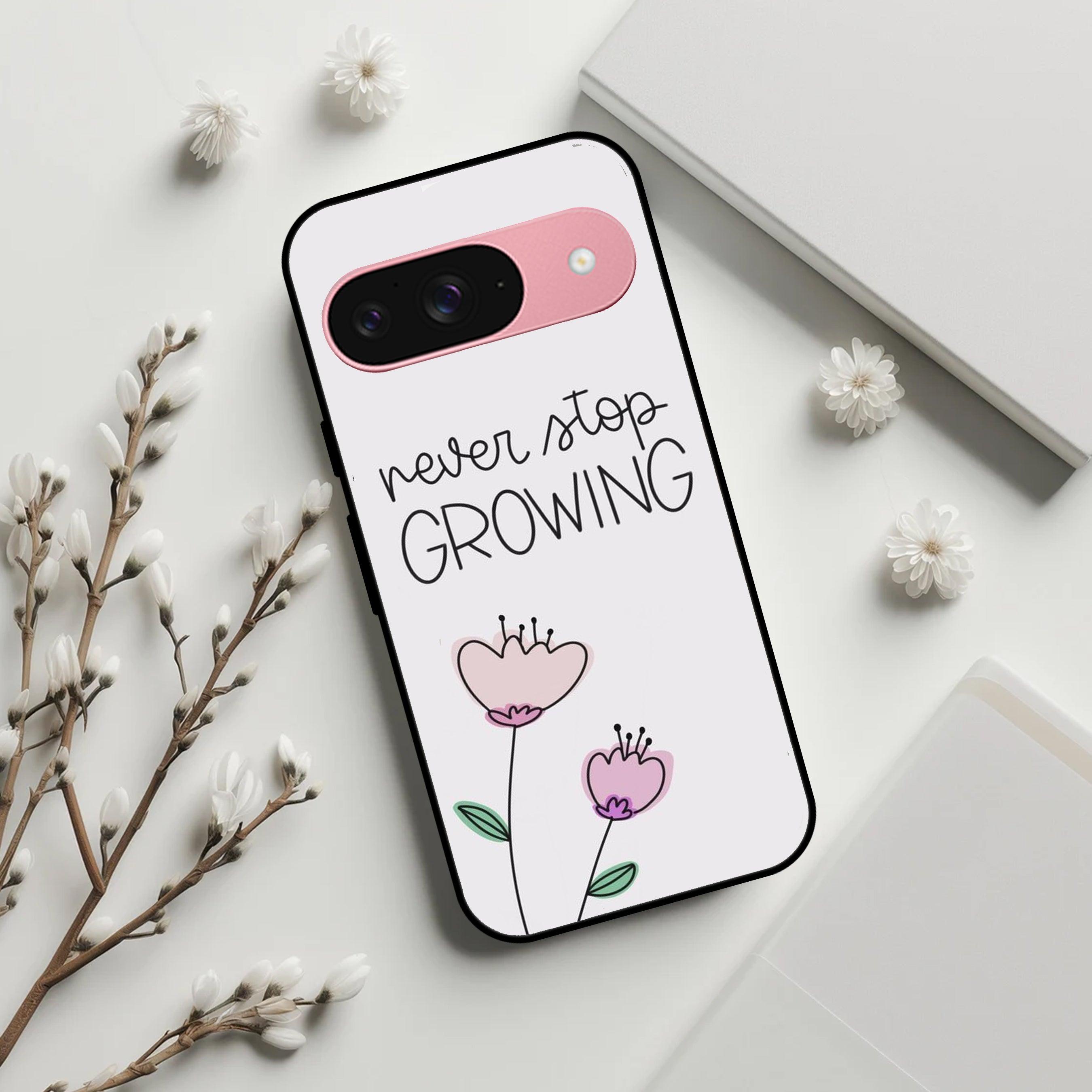 Never Stop Growing Glossy Metal Case Cover For Google - ShopOnCliQ