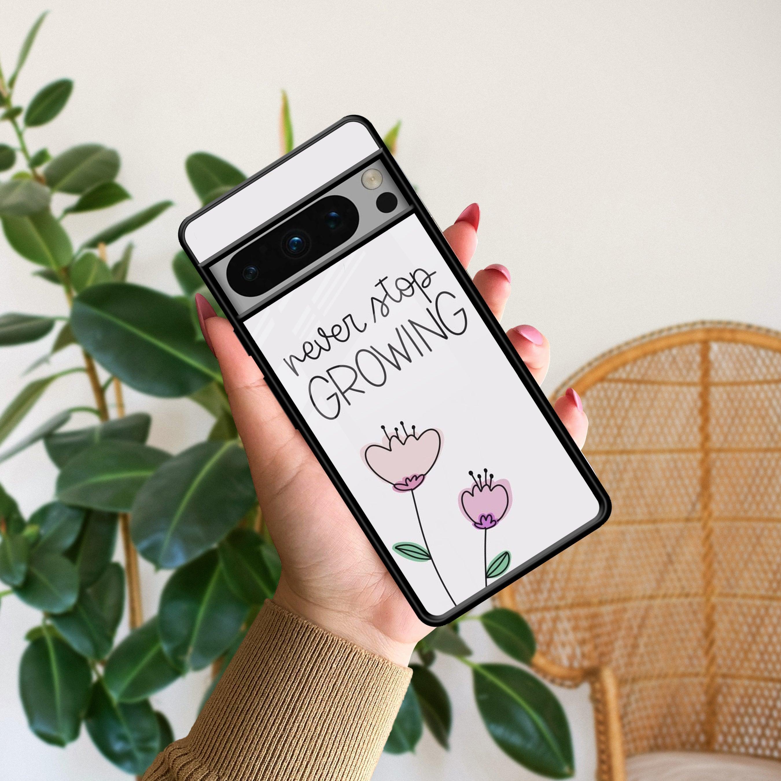 Never Stop Growing Glossy Metal Case Cover For Google - ShopOnCliQ