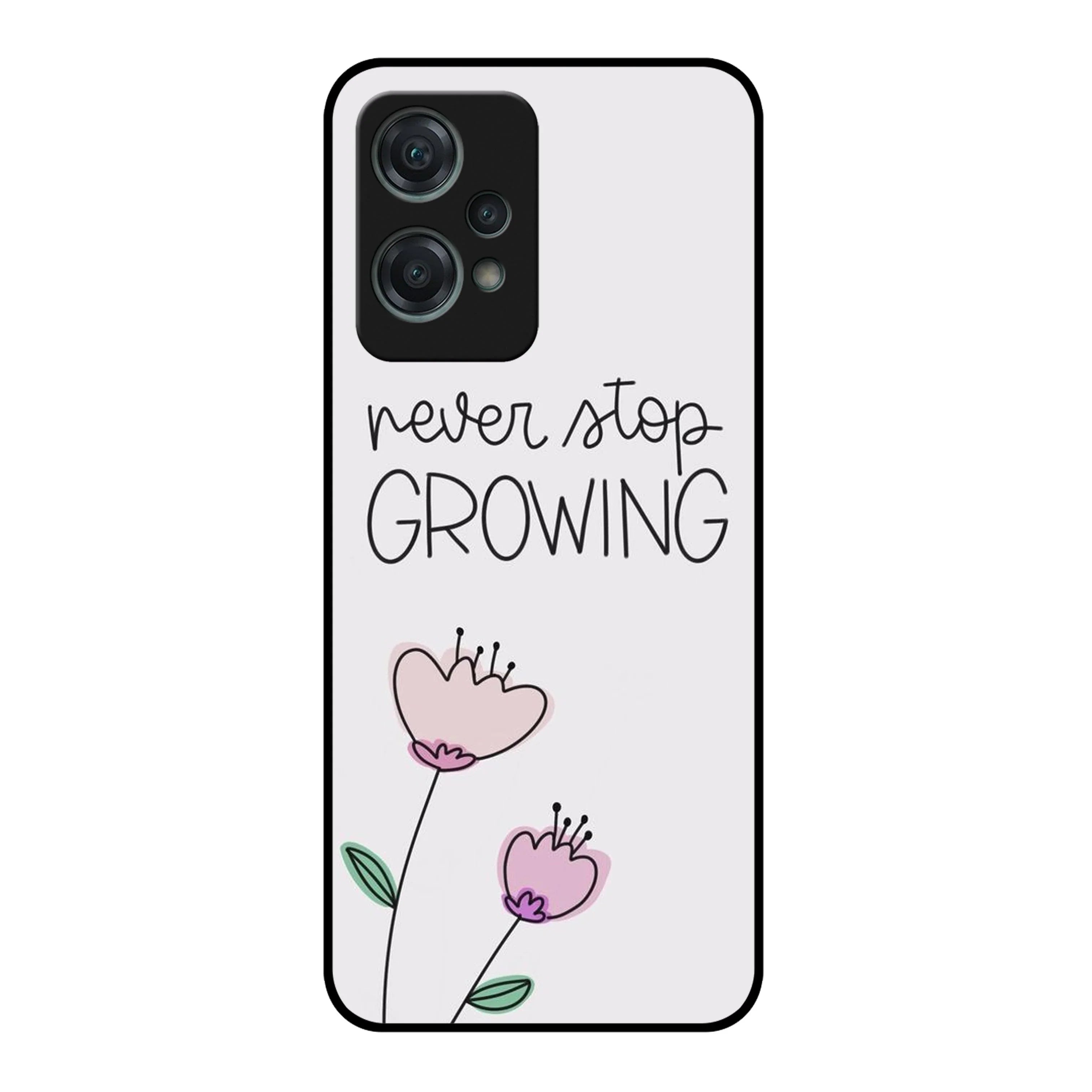 Never Stop Growing Glossy Metal Case Cover For OnePlus - ShopOnCliQ