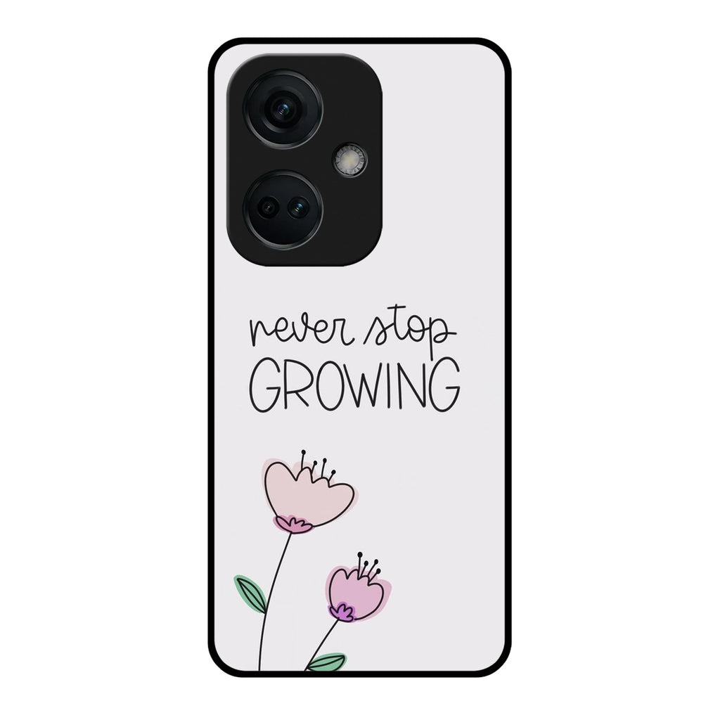 Never Stop Growing Glossy Metal Case Cover For OnePlus - ShopOnCliQ