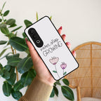 Never Stop Growing Glossy Metal Case Cover For OnePlus - ShopOnCliQ