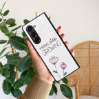 Never Stop Growing Glossy Metal Case Cover For Samsung - ShopOnCliQ