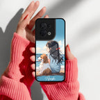 Girl With Dog Glossy Metal Case Cover For Oppo - ShopOnCliQ