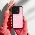 Pollaka Dot Glossy Metal Case Cover For Oppo - ShopOnCliQ