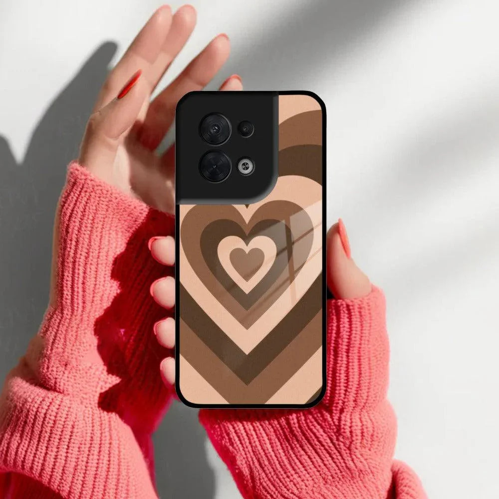Latte Love Patter Glossy Metal Case Cover Coffee For Oppo - ShopOnCliQ