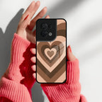 Latte Love Patter Glossy Metal Case Cover Coffee For Oppo - ShopOnCliQ