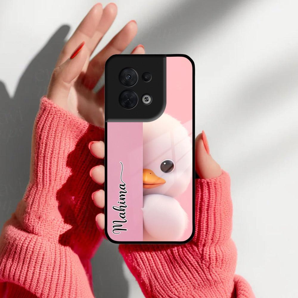 Baby Duck Glossy Metal Case Cover For Oppo - ShopOnCliQ