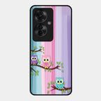 Owl Glossy Metal Case Cover For Oppo - ShopOnCliQ