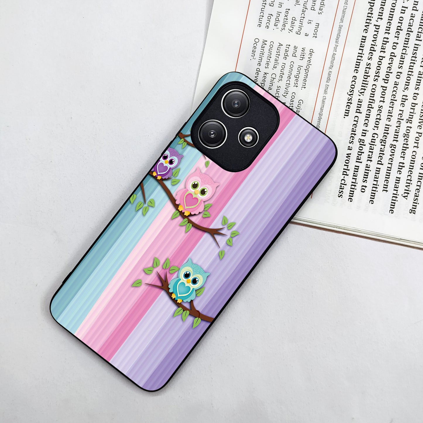 Owl Glossy Metal Case Cover For Redmi ShopOnCliQ