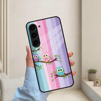 Owl Glossy Metal Case Cover For Samsung - ShopOnCliQ