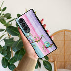 Owl Glossy Metal Case Cover For Samsung - ShopOnCliQ