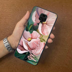 Paint Floral Poster Glass Case Cover For Poco - ShopOnCliQ