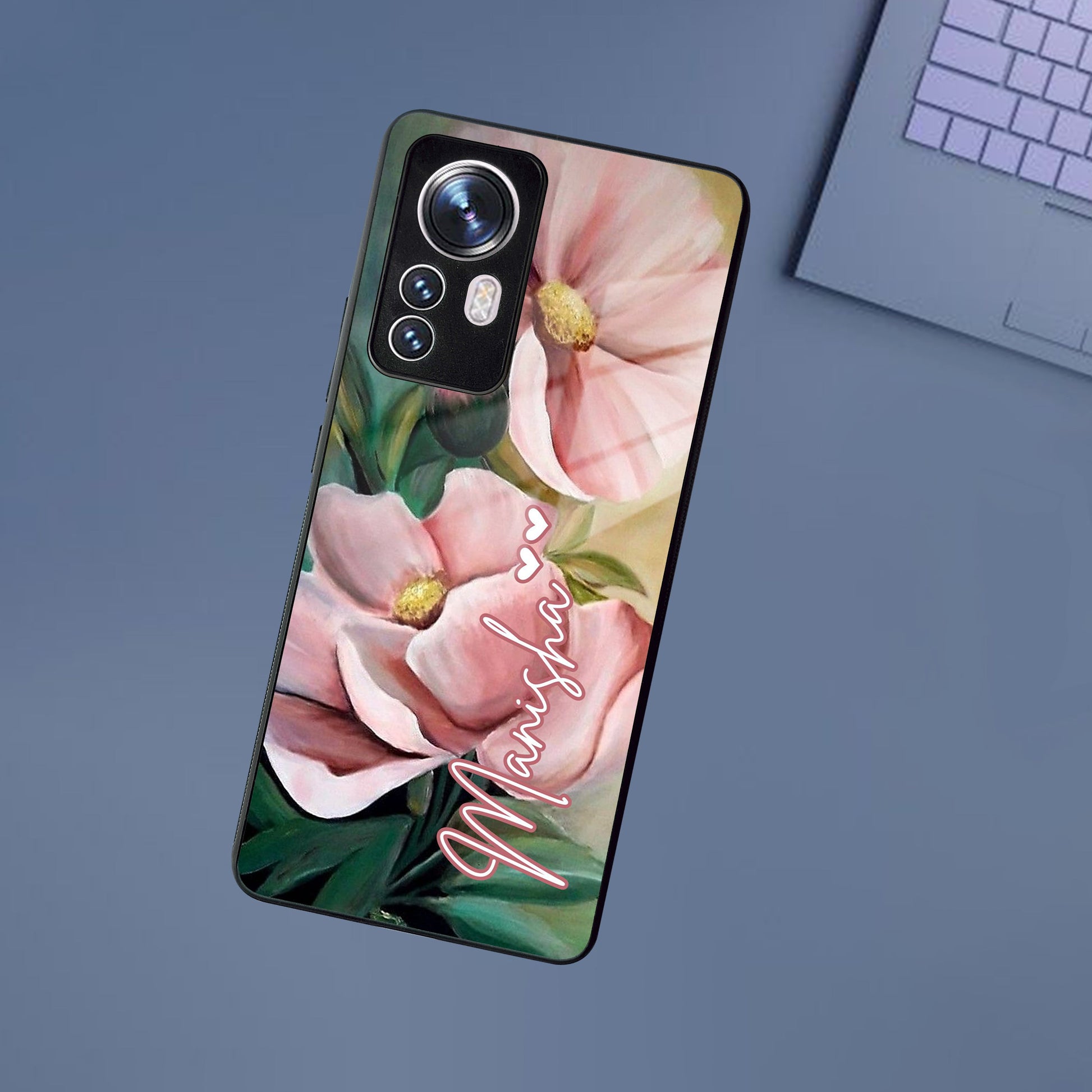 Paint Floral Poster Glass Case Cover For Redmi/Xiaomi ShopOnCliQ