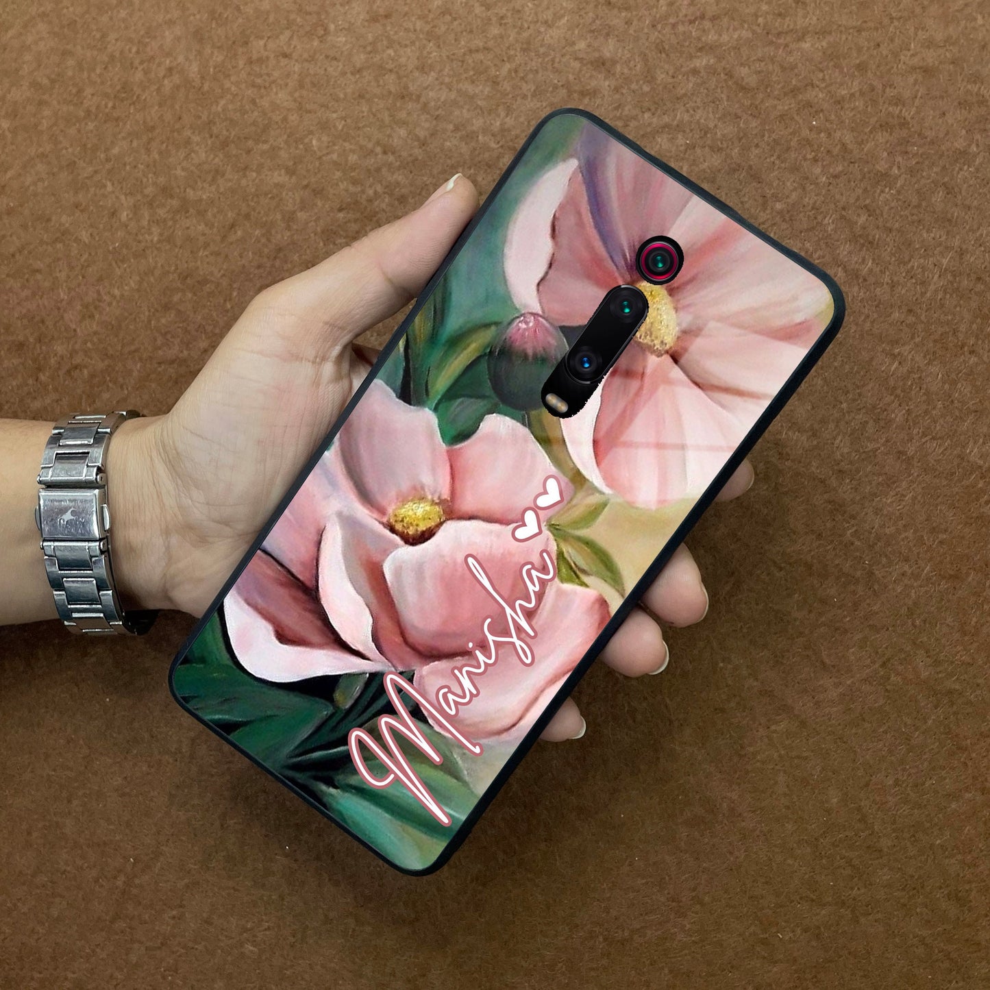 Paint Floral Poster Glass Case Cover For Redmi/Xiaomi ShopOnCliQ