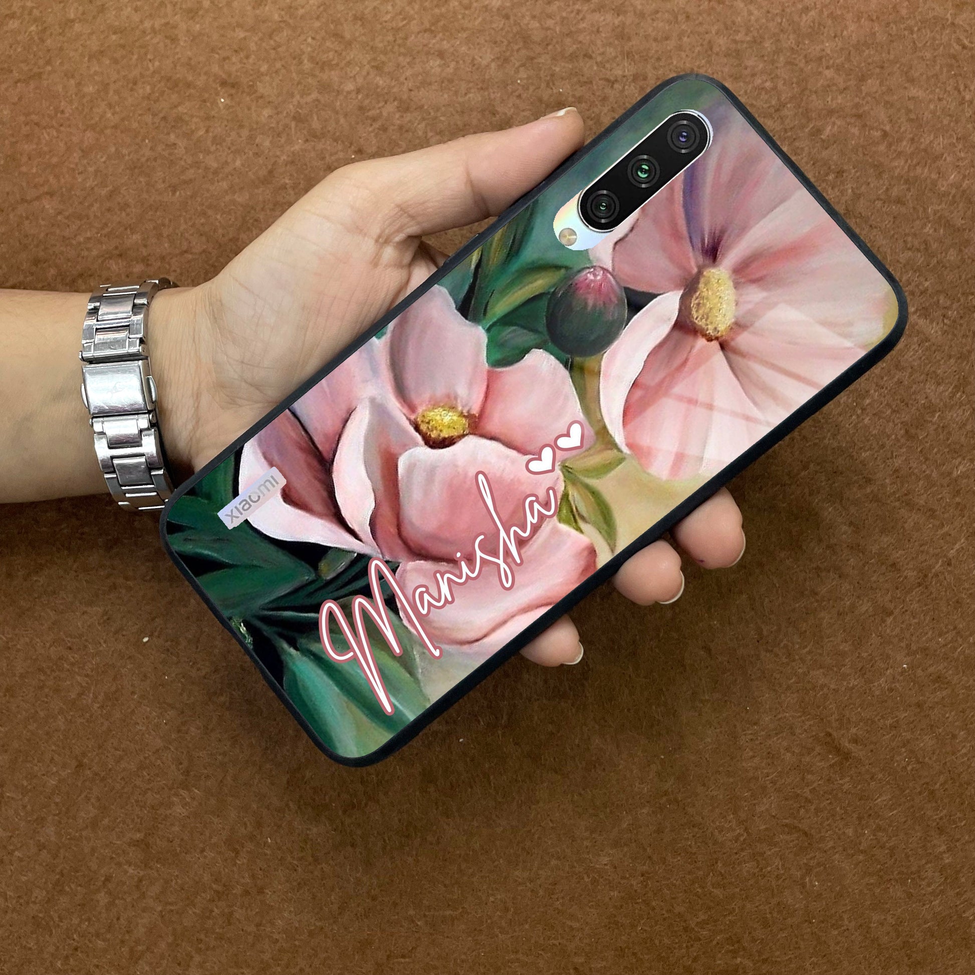 Paint Floral Poster Glass Case Cover For Redmi/Xiaomi ShopOnCliQ