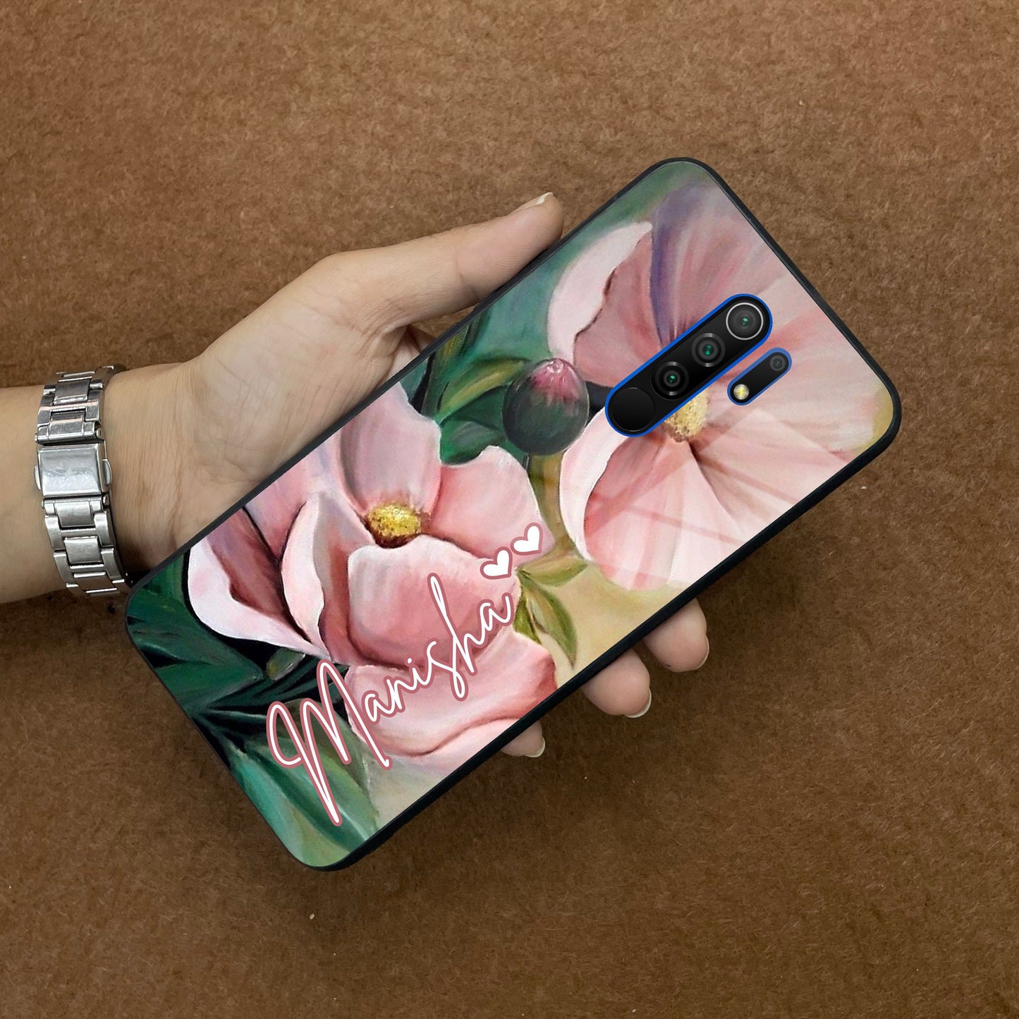 Paint Floral Poster Glass Case Cover For Redmi/Xiaomi ShopOnCliQ