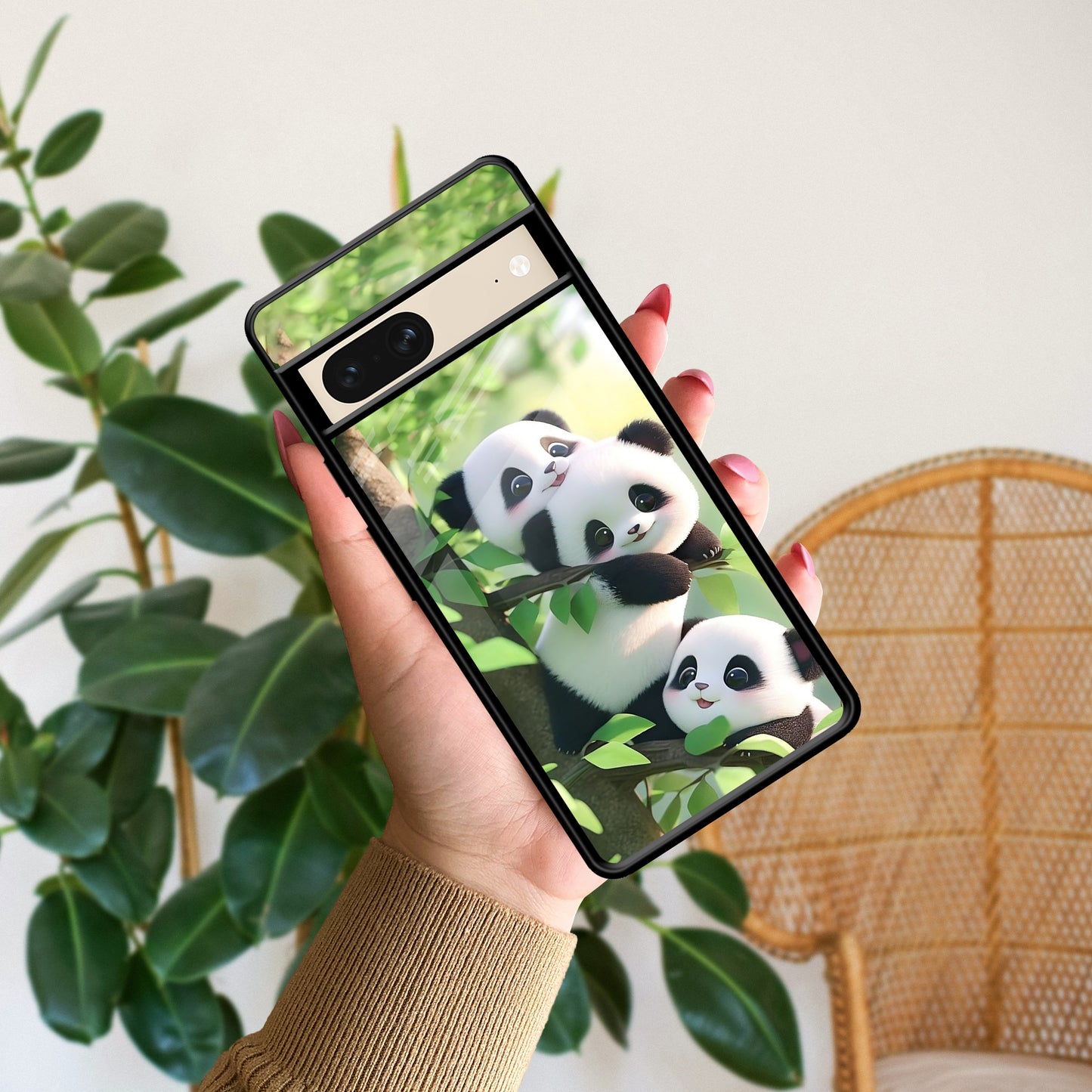 Panda Glossy Metal Case Cover For Google ShopOnCliQ