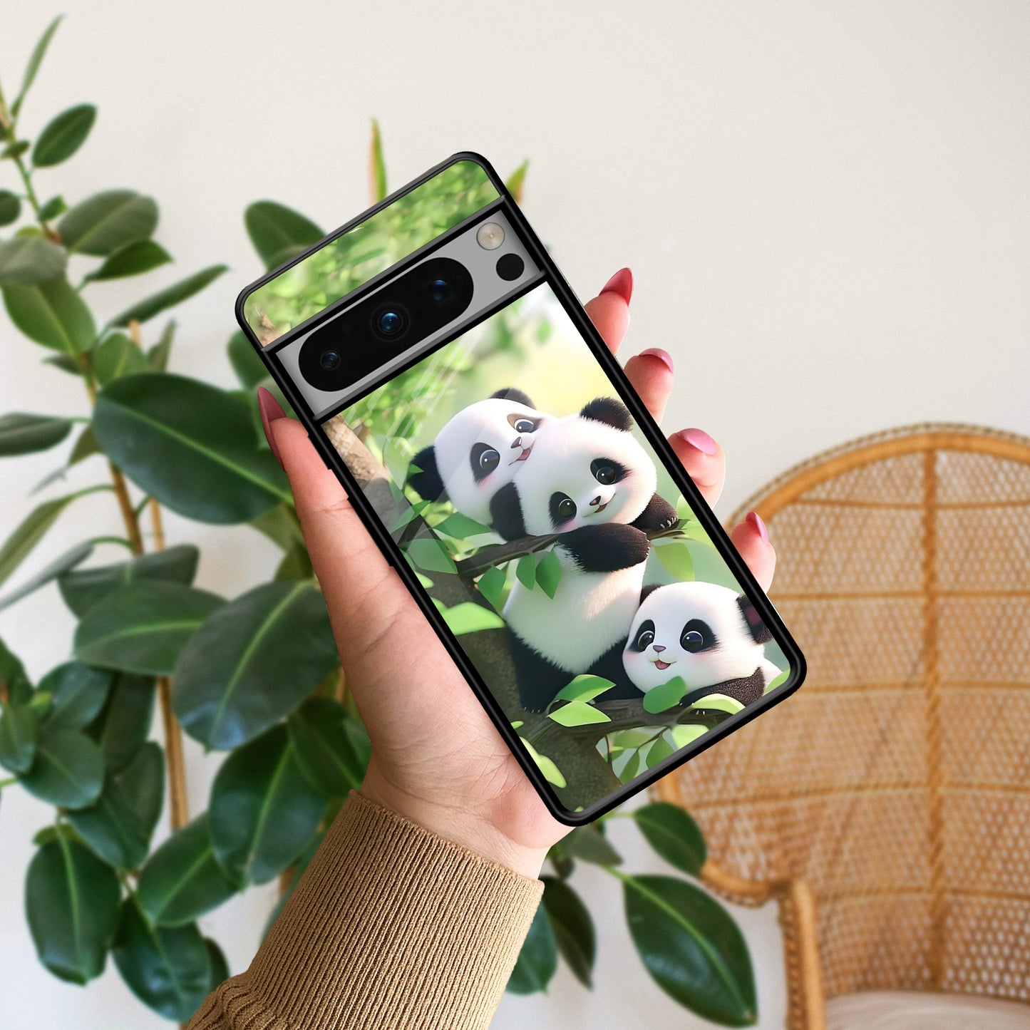 Panda Glossy Metal Case Cover For Google ShopOnCliQ