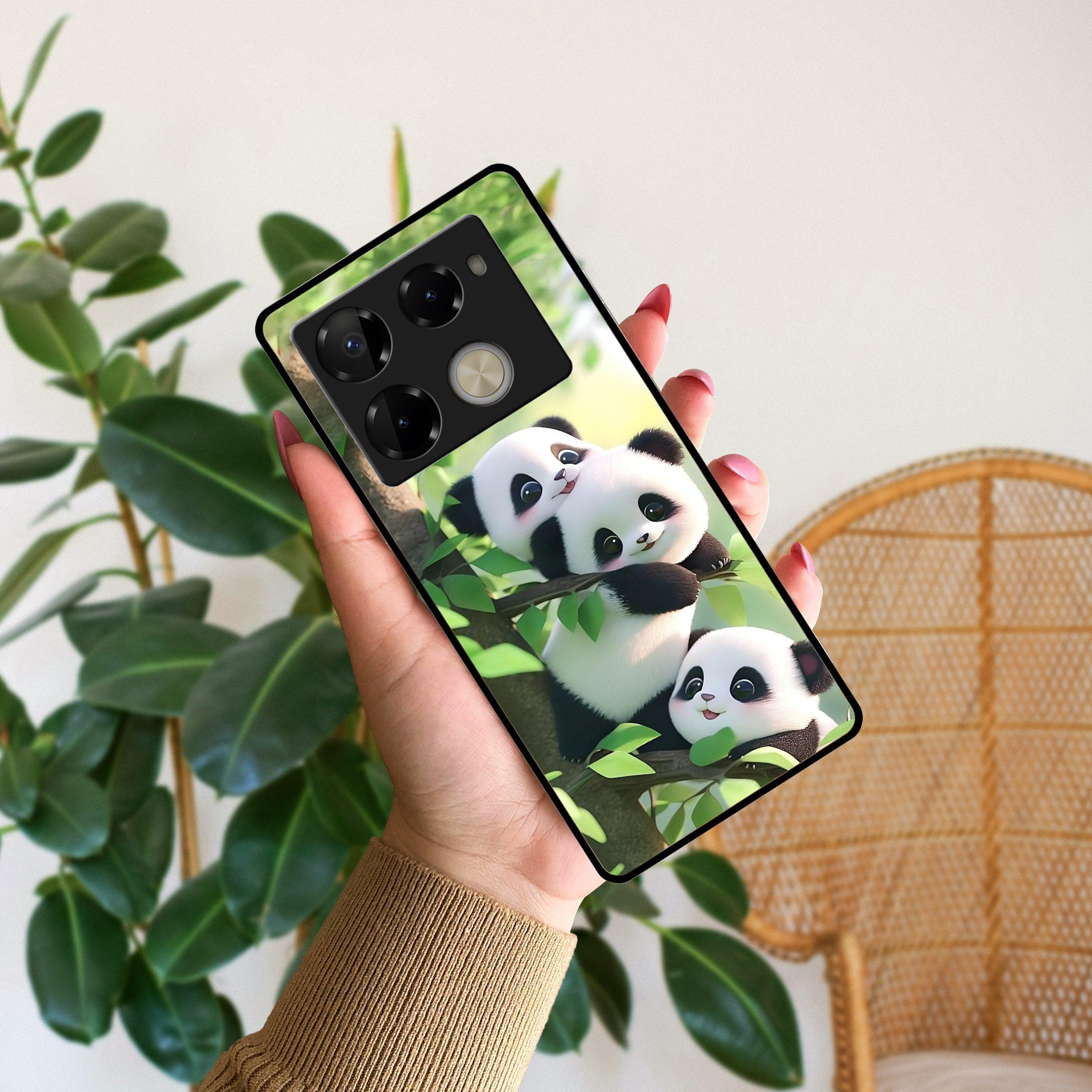 Panda Glossy Metal Case Cover For Infinix - ShopOnCliQ