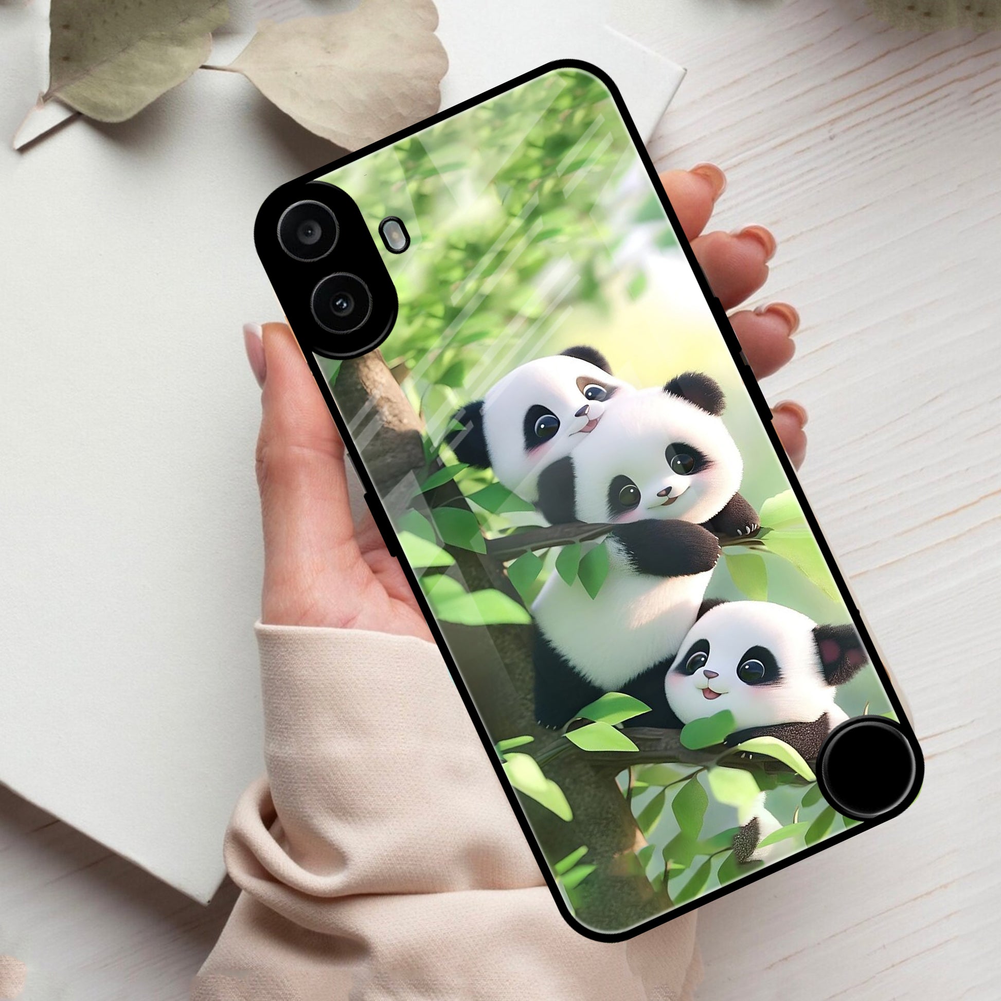 Panda Glossy Metal Case Cover For Nothing ShopOnCliQ