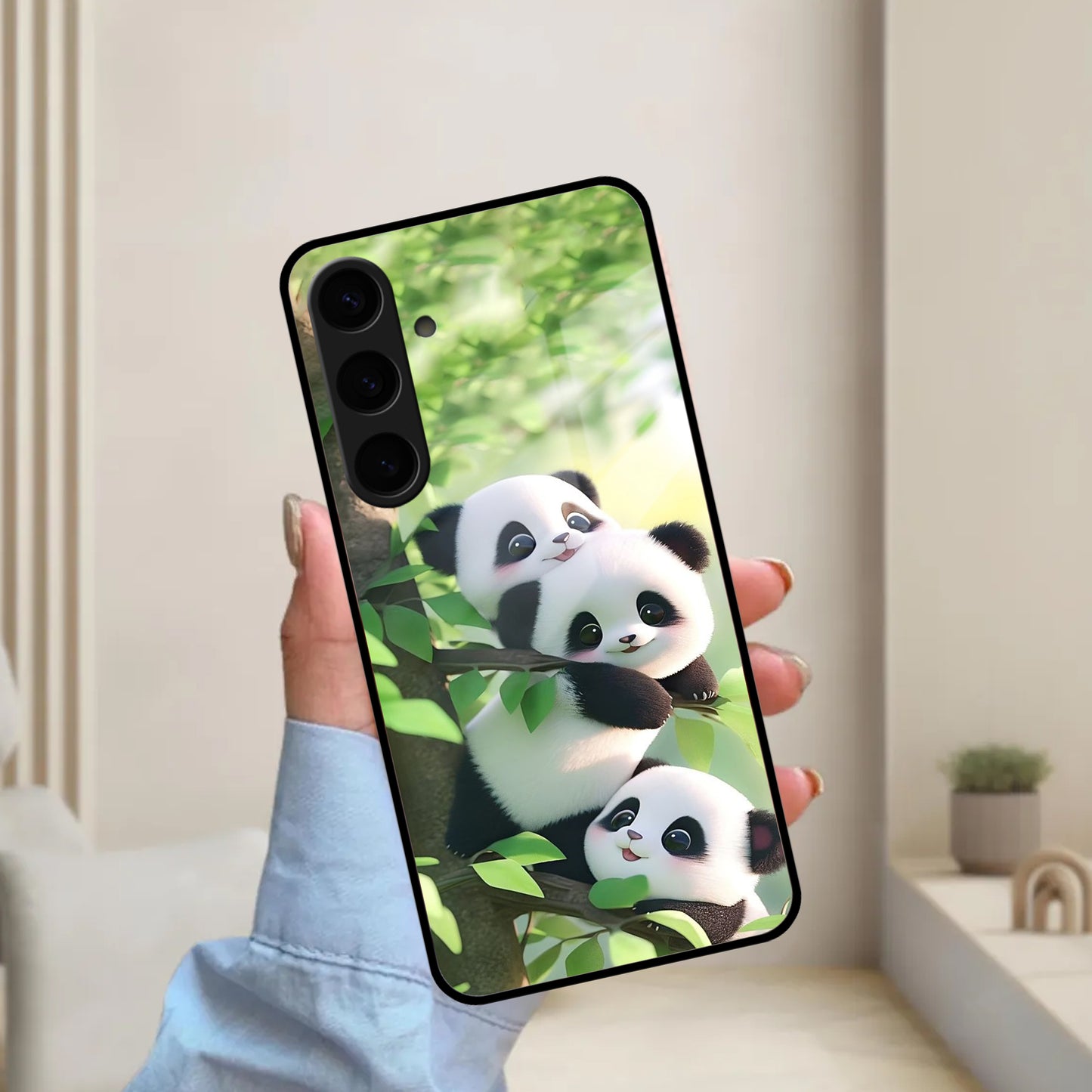 Panda Glossy Metal Case Cover For Samsung ShopOnCliQ