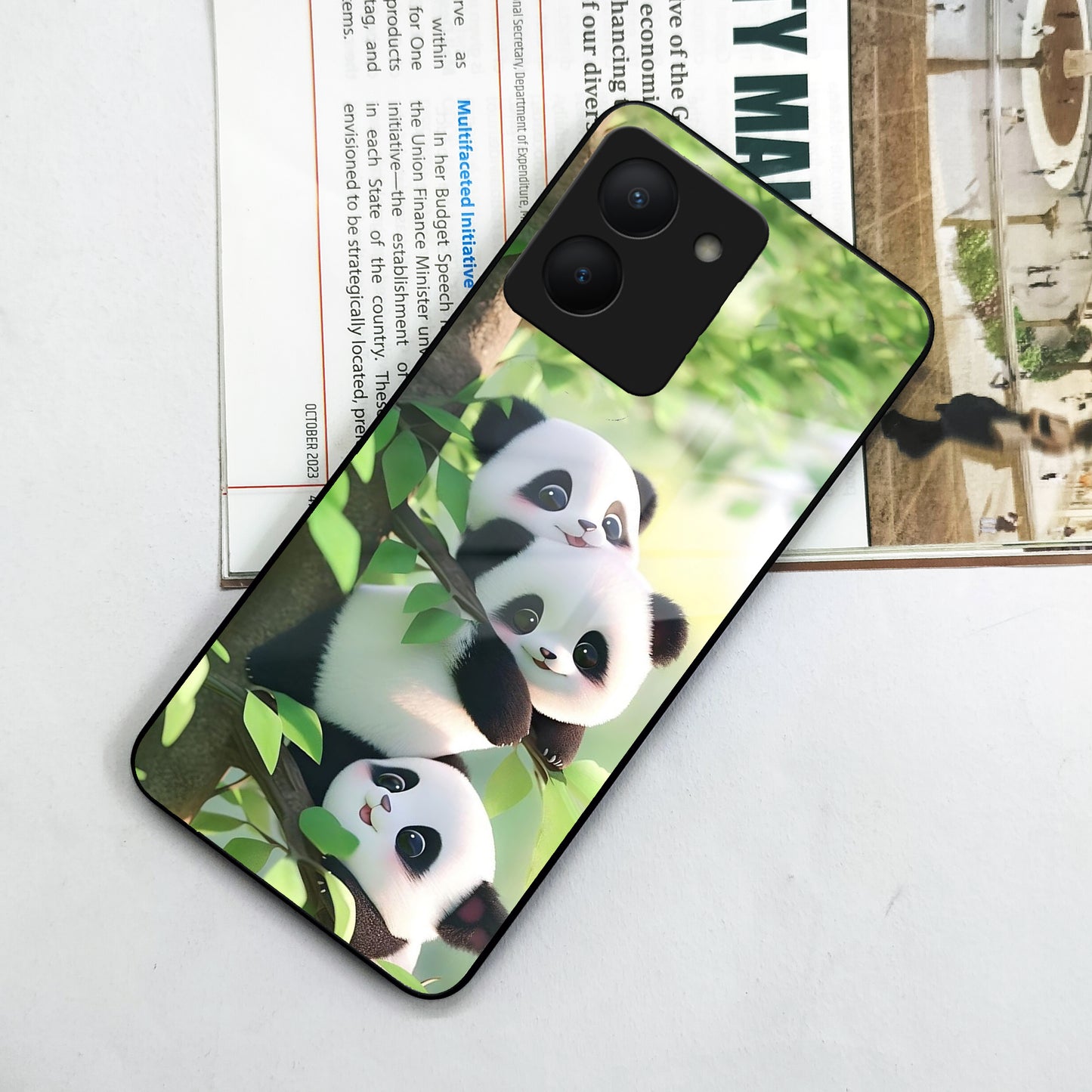 Panda Glossy Metal Case Cover For Vivo ShopOnCliQ