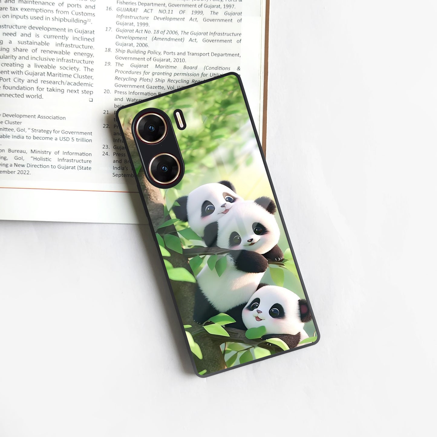 Panda Glossy Metal Case Cover For Vivo ShopOnCliQ