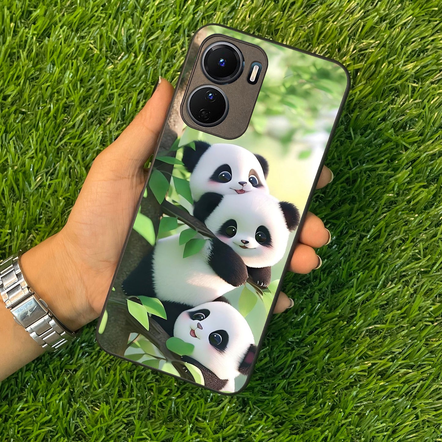 Panda Glossy Metal Case Cover For Vivo ShopOnCliQ