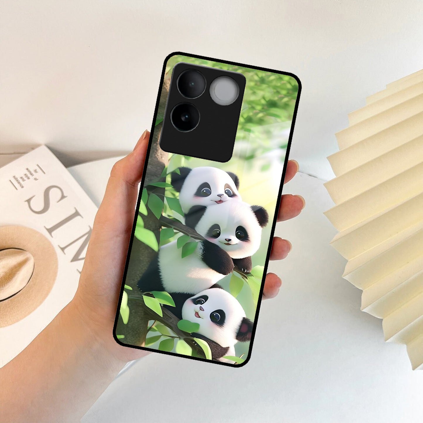 Panda Glossy Metal Case Cover For Vivo ShopOnCliQ