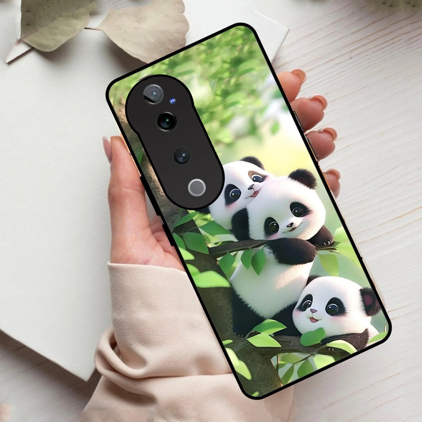 Panda Glossy Metal Case Cover For Vivo - ShopOnCliQ
