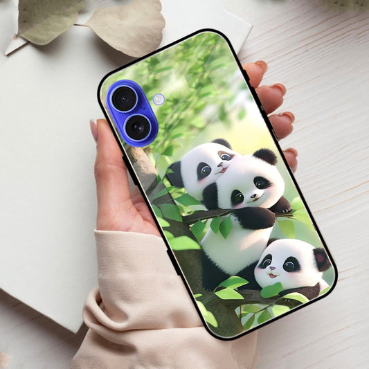 Panda Glossy Metal Case Cover For iPhone - ShopOnCliQ