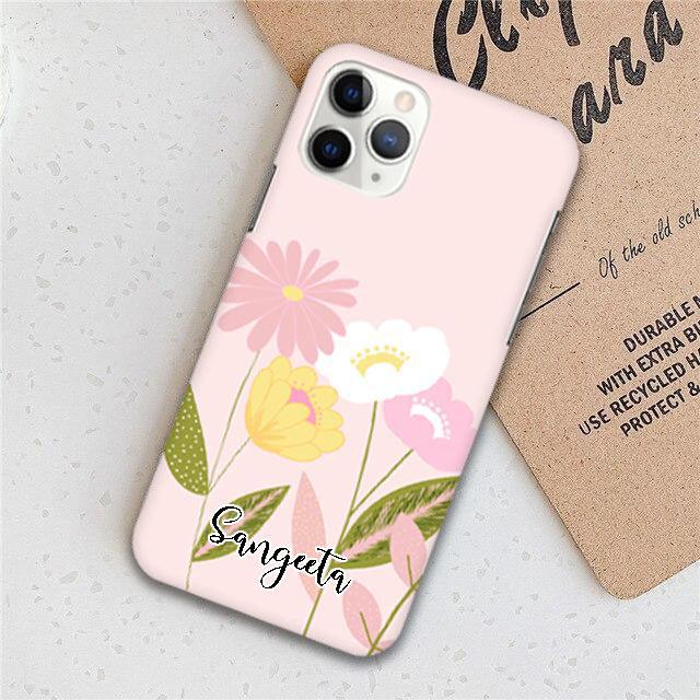 Pastel Flower Slim Phone Case Cover For iPhone