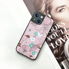 Peach Flower Glass Case Cover For iPhone - ShopOnCliQ