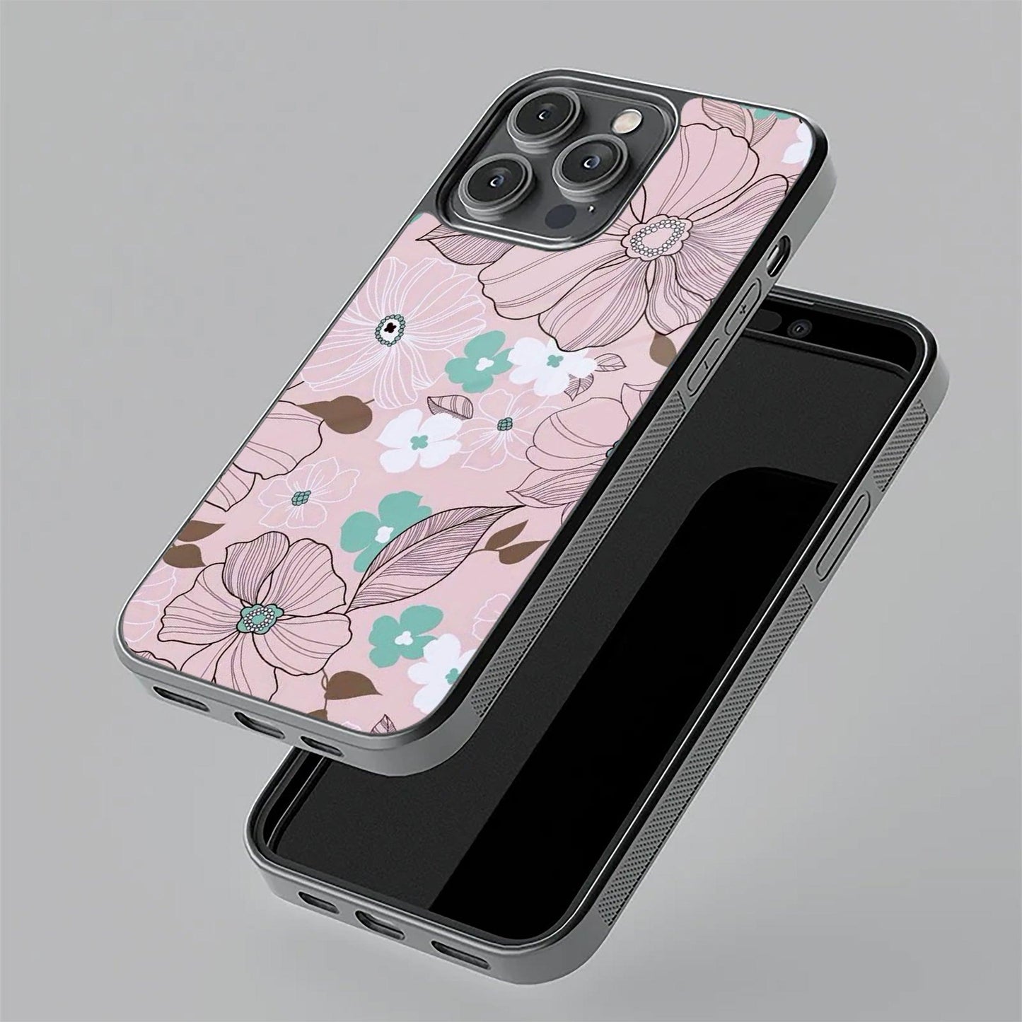 Peach Flower Glass Phone Cover for OnePlus ShopOnCliQ