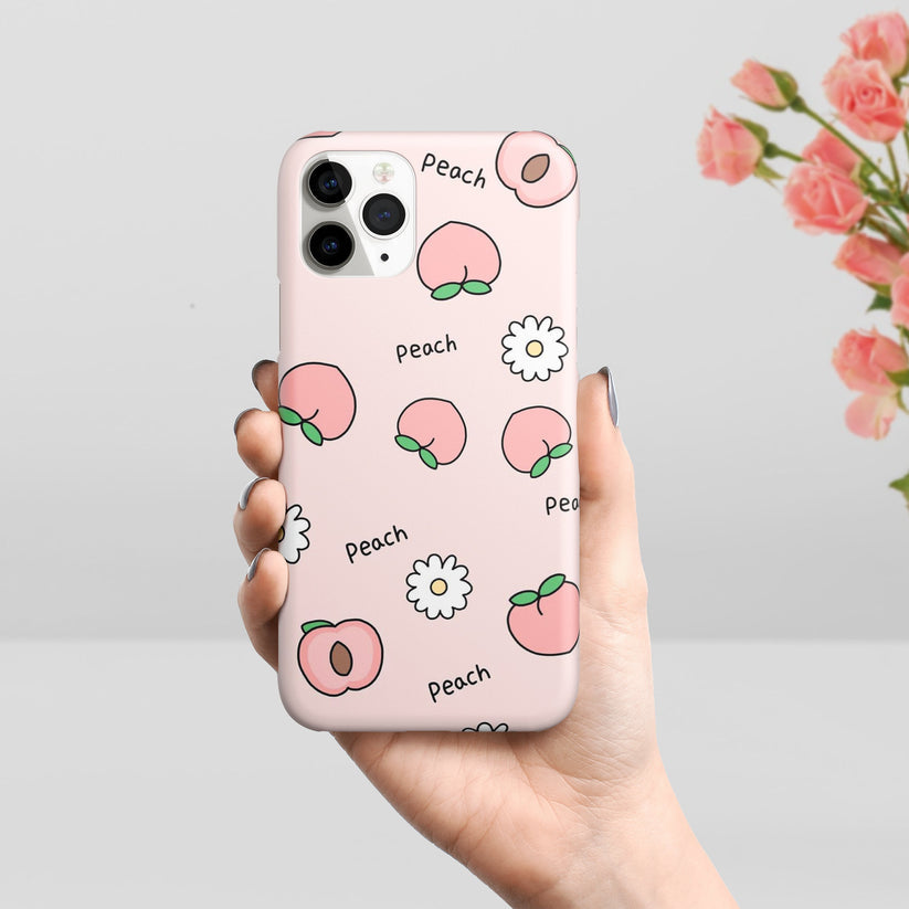 Peach Fruits Color Slim Phone Case Cover For Realme/Narzo