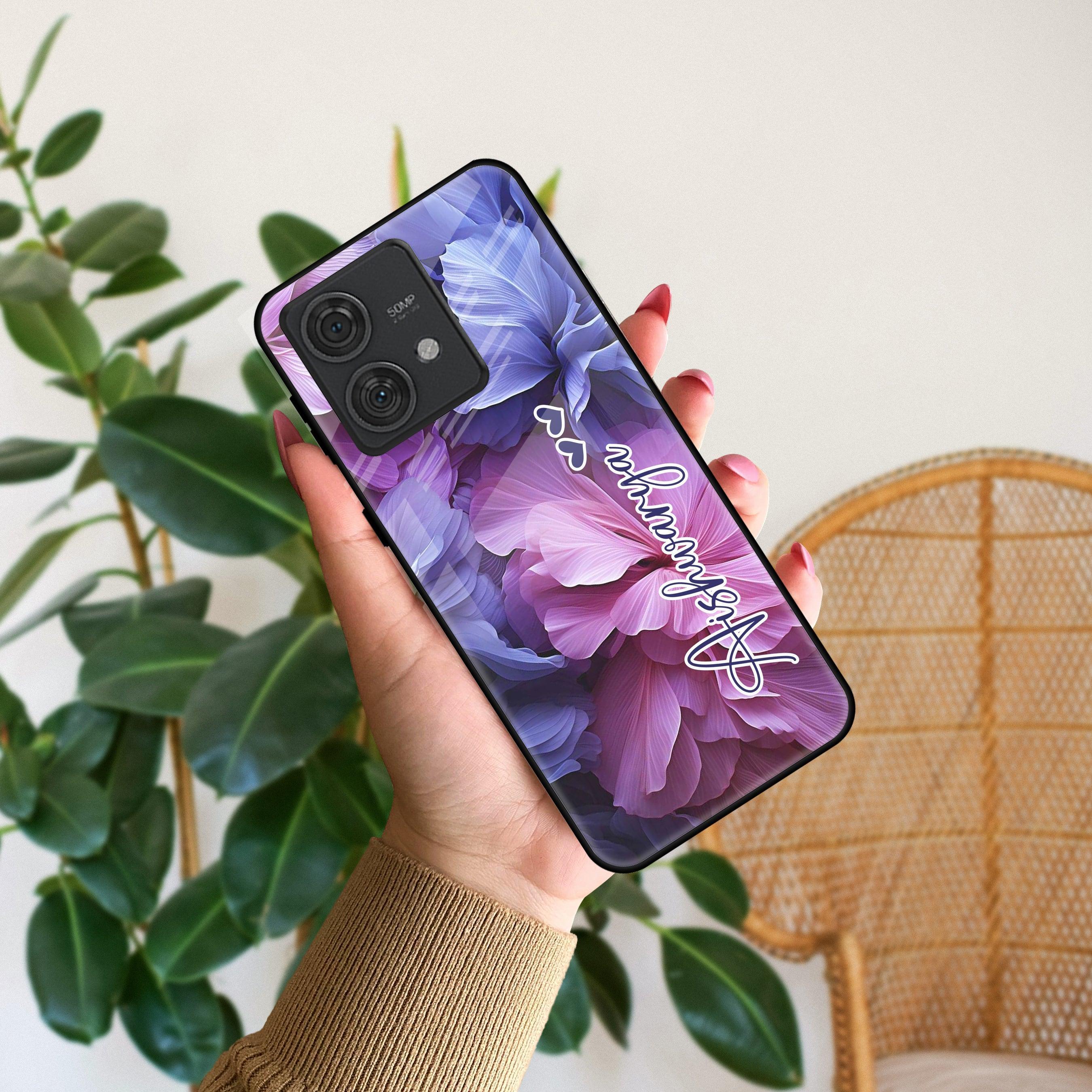 Perfect Customized Floral Glossy Metal Case Cover For Motorola - ShopOnCliQ