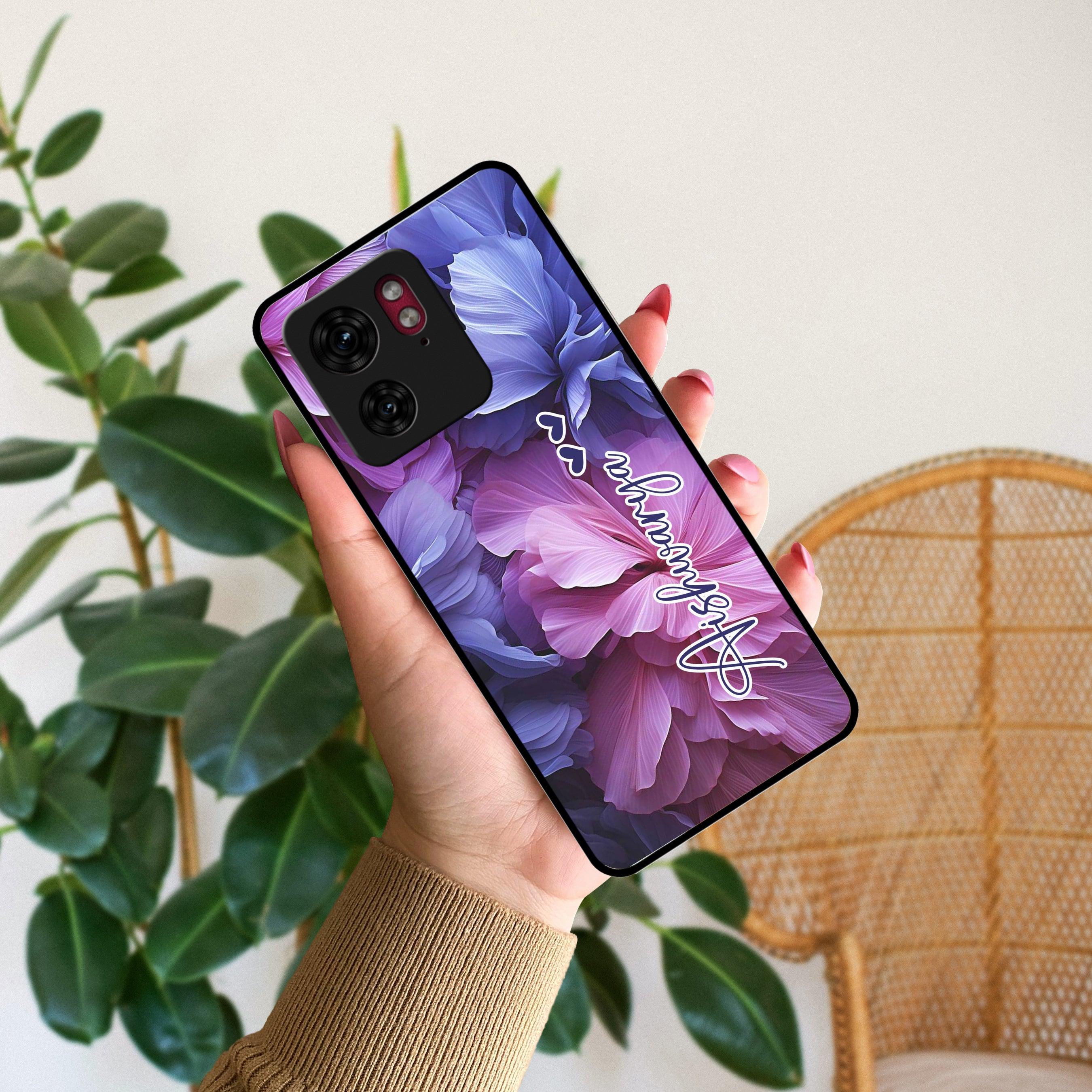 Perfect Customized Floral Glossy Metal Case Cover For Motorola - ShopOnCliQ