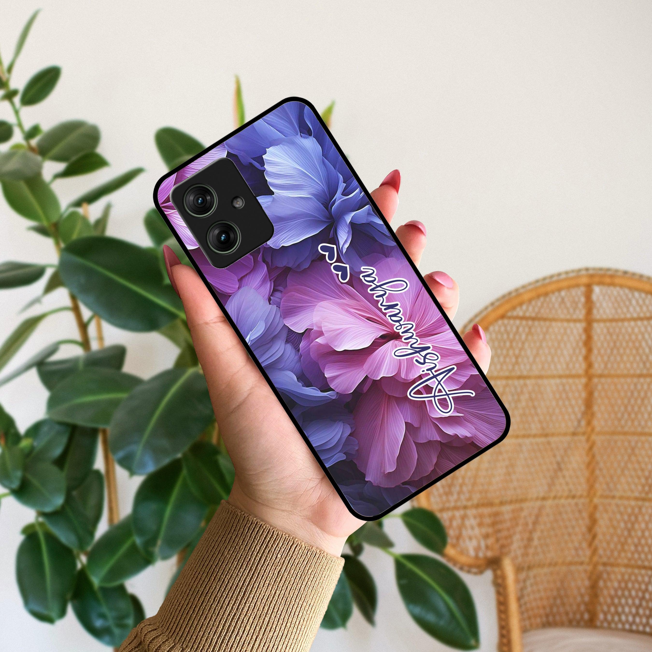 Perfect Customized Floral Glossy Metal Case Cover For Motorola - ShopOnCliQ