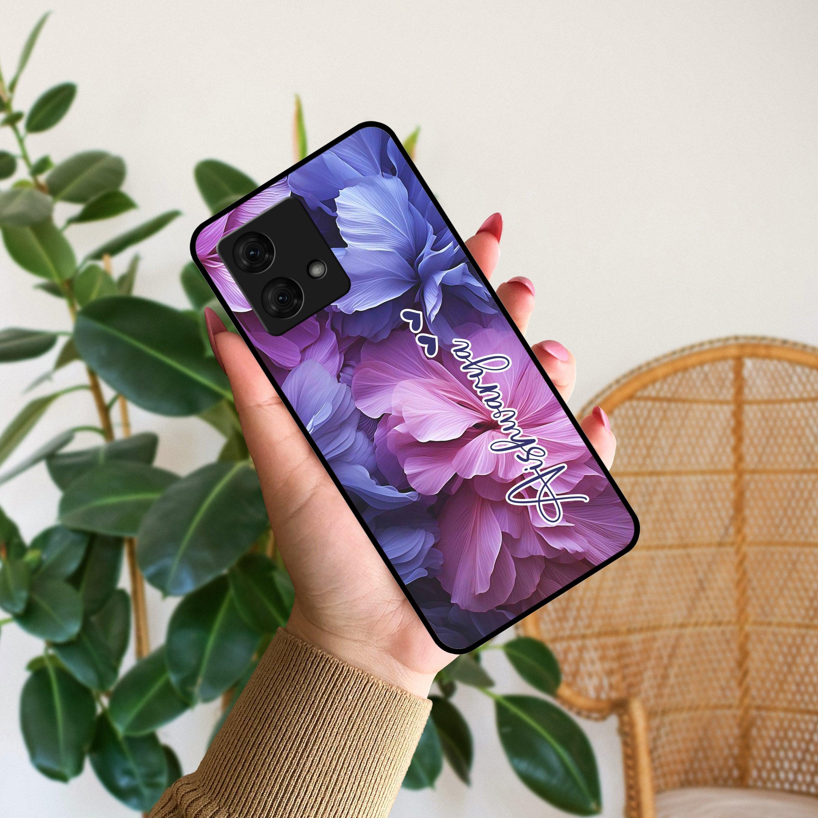 Perfect Customized Floral Glossy Metal Case Cover For Motorola - ShopOnCliQ