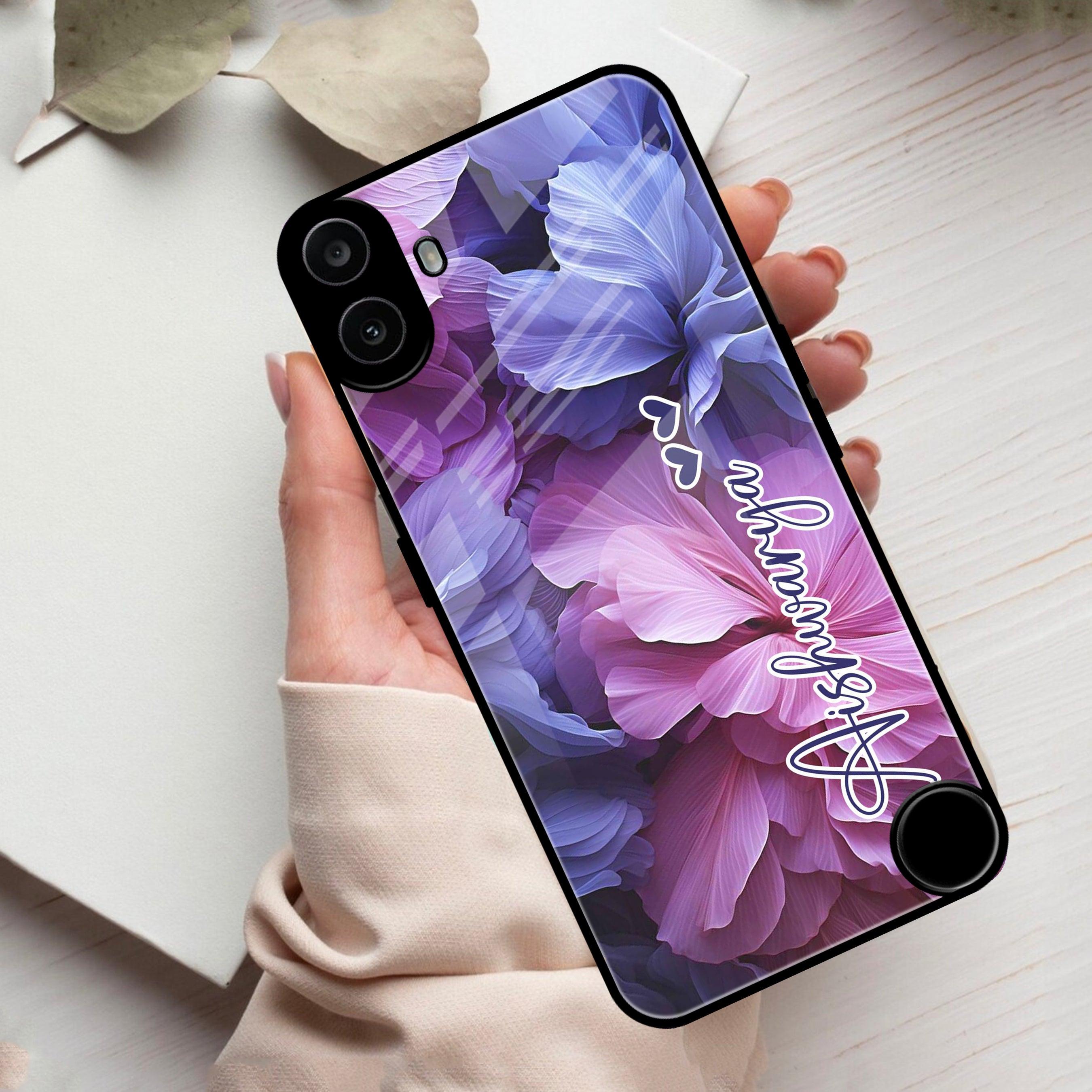 Perfect Customized Floral Glossy Metal Case Cover For Nothing - ShopOnCliQ
