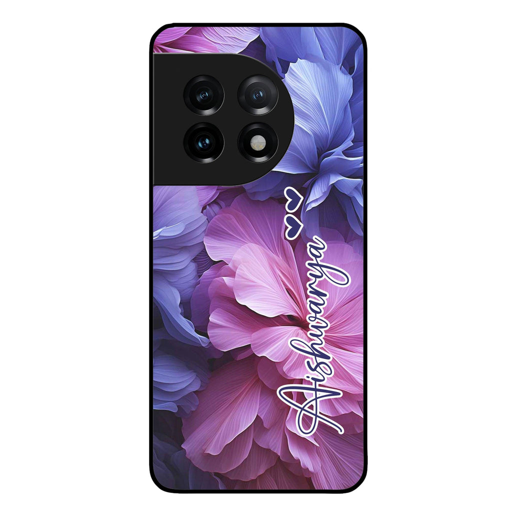 Perfect Customized Floral Glossy Metal Case Cover For OnePlus - ShopOnCliQ